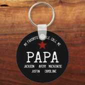 かわいいお気に入りの人が私を呼ぶ…パーソナライズされたK キーホルダー (正面)