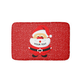 かわいいお洒落とサンタクロース、クリスマス バスマット