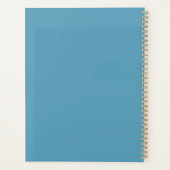 かわいいお洒落ウォーターカラーパステルツリー プランナー手帳 (裏面)