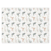 かわいいお洒落クジラ海ザシーテーマ テーブルクロス (正面(横))