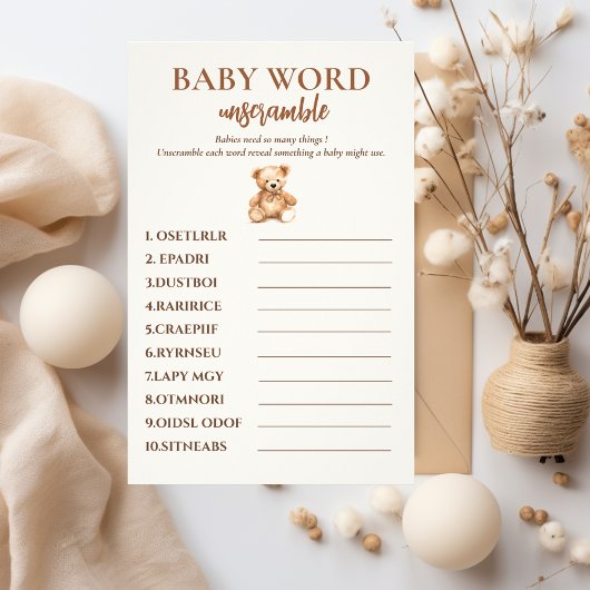 かわいいお洒落クマ チラシ