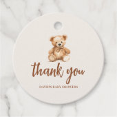 かわいいお洒落クマ フェイバータグ (正面)