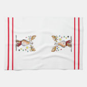 かわいいお洒落クリスマスムース キッチンタオル (横)