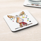 かわいいお洒落クリスマスムース コースター (左側)