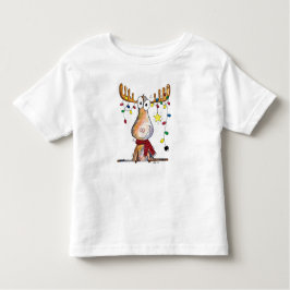 かわいいお洒落クリスマスムース トドラーTシャツ