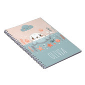 かわいいお洒落シールパップアットシー ノートブック (右側)