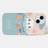 かわいいお洒落シールパップアットシー Case-Mate iPhoneケース (裏面 (横))