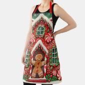 かわいいお洒落ジンジャーブレッドマン&ハウス エプロン (インサイチュ)