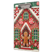 かわいいお洒落ジンジャーブレッドマン&ハウス クリップボード (左)