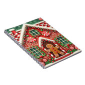 かわいいお洒落ジンジャーブレッドマン&ハウス ノートブック (右側)