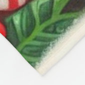 かわいいお洒落ジンジャーブレッドマン&ハウス フリースブランケット (角)