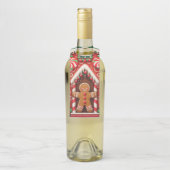 かわいいお洒落ジンジャーブレッドマン&ハウス ボトルネックタグ (ボトル)