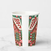 かわいいお洒落ジンジャーブレッドマン&ハウス 紙コップ (左)