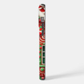 かわいいお洒落ジンジャーブレッドマン&ハウス iPhoneケース (左側面)