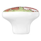 かわいいお洒落テディベアフレンズベビールーム セラミックノブ (側面)