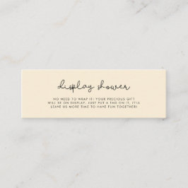 かわいいお洒落ディスプレイシャワーカードの挿入 スキニー名刺