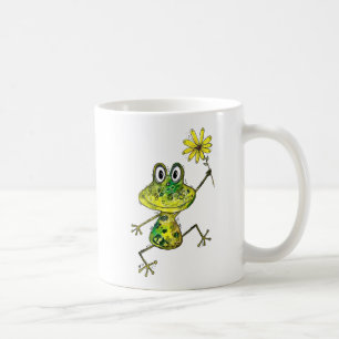 かわいいお洒落ハッピーカエル コーヒーマグカップ