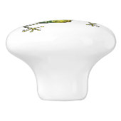 かわいいお洒落ハッピーカエル セラミックノブ (側面)