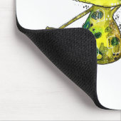 かわいいお洒落ハッピーカエル マウスパッド (コーナー)