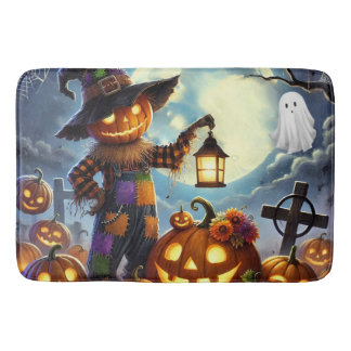 かわいいお洒落ハロウィーンのカカボチャ バスマット