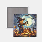 かわいいお洒落ハロウィーンのカカボチャ マグネット (正面/裏面)