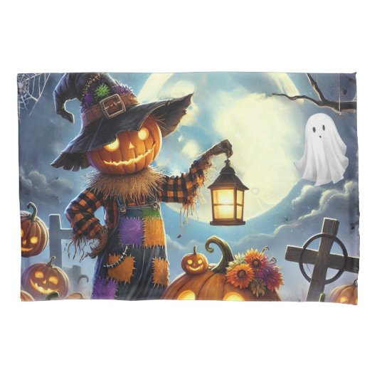 かわいいお洒落ハロウィーンのカカボチャ 枕カバー (正面)