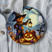 かわいいお洒落ハロウィーンのカカボチャ 缶バッジ (インサイチュ)