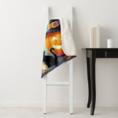 かわいいお洒落ハロウィーンカボチャ、猫、幽霊 シェルパブランケット (インサイチュ)