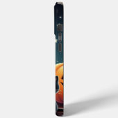 かわいいお洒落ハロウィーンカボチャ、猫、幽霊 Case-Mate iPhoneケース (裏面 / 左)
