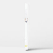 かわいいお洒落ピンクの猫がスイング Case-Mate iPhoneケース (裏面 / 左)