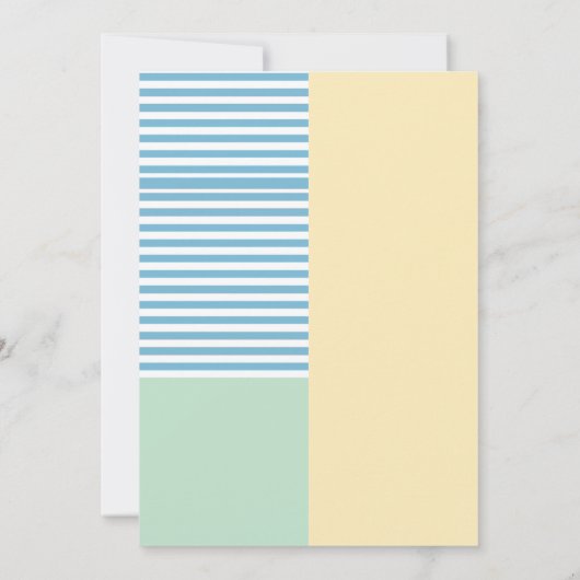 かわいいお洒落ピンクふくろう赤ちゃんシャワー 招待状 (裏面)