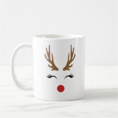 かわいいお洒落フェスティバルクリスマストナカイ コーヒーマグカップ (左)