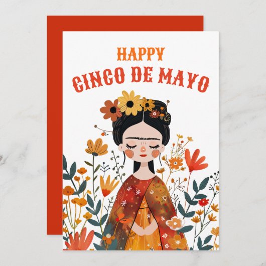 かわいいお洒落フリカロハッピーシンコデマヨ シーズンカード (正面/裏面)