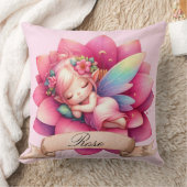 かわいいお洒落フローラ甘い夢の眠る妖精 クッション (ブランケット)