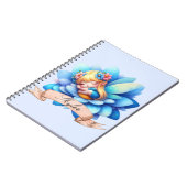 かわいいお洒落フローラ甘い夢の眠る妖精 ノートブック (左側)