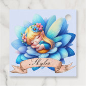 かわいいお洒落フローラ甘い夢の眠る妖精 フェイバータグ (裏面)