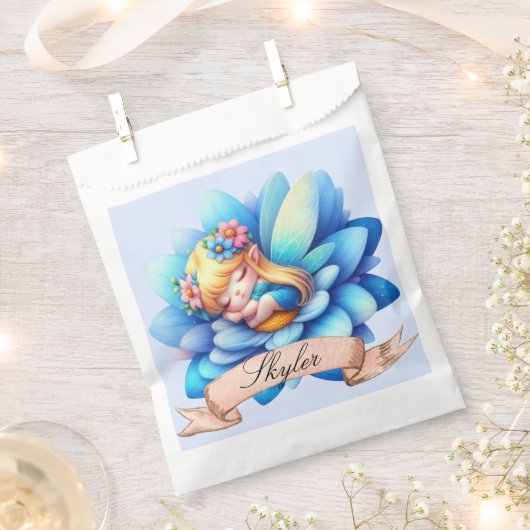 かわいいお洒落フローラ甘い夢の眠る妖精 フェイバーバッグ (クリップ留めされた状態)