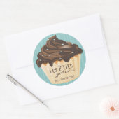 かわいいお洒落ベーカリー ラウンドシール (封筒)