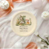 かわいいお洒落マウスの赤ちゃんシャワー | ペーパープレート