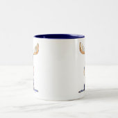 かわいいお洒落ムース ツートーンマグカップ (中央)