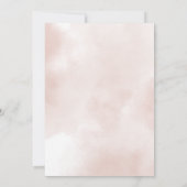 かわいいお洒落ユニコーン金ゴールドスターズトドラー誕生日 招待状 (裏面)