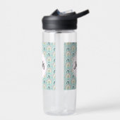 かわいいお洒落レインボーパターン ウォーターボトル (左面)