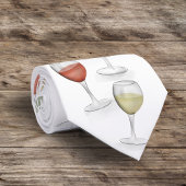 かわいいお洒落ワインウォーター色のカクテルドリンクおもしろい ネクタイ