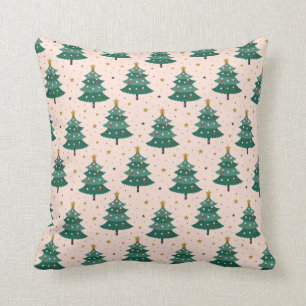 かわいいお洒落ヴィンテージスカンジナビアクリスマスピンク クッション