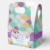 かわいいお洒落人魚の誕生日パーティーありがとう フェイバーボックス (オープン)