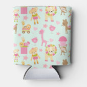 かわいいお洒落動物のおもちゃ 缶クーラー (正面)