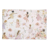 かわいいお洒落妖精の山花園牧草地 枕カバー (裏面)