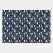 かわいいお洒落幽霊 ラッピングペーパーシート (正面3)