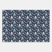 かわいいお洒落幽霊 ラッピングペーパーシート (正面)