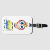 かわいいお洒落本おたく ラゲッジタグ (正面横)